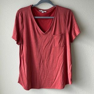 Casual Short Sleeve Pocket T Shirt